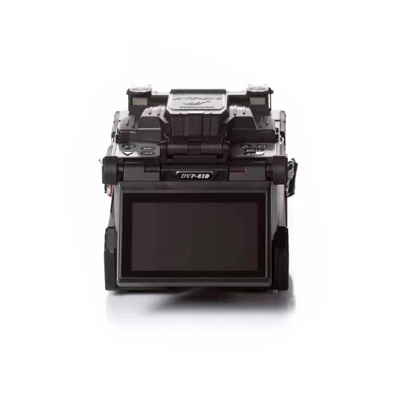 DVP-810 optical fiber fusion splicer DVP 810 FTTH 6 Motors Fiber Optic Splicing Machine English menu