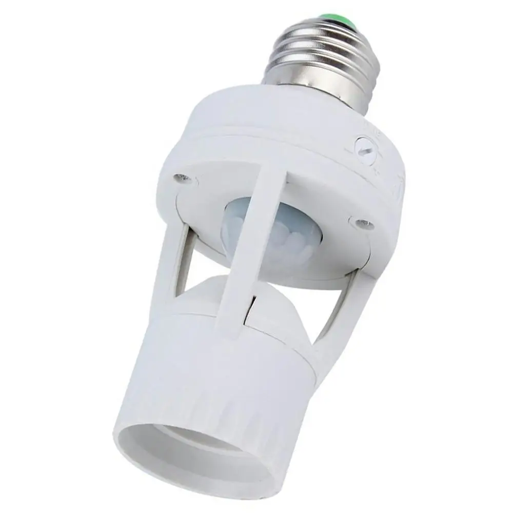 

Hot Ac 110-220V 360 Degree Pir Induction Human Infrared Motion Sensor E27 Plug Base Switch Led Bulb Lamp Holder