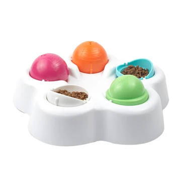 

Pet Cat Dog Food Bowl Educational Toys Slow Eating Feeder Anti Choke Feeder Pet Interactive Intelligent Training Toy 5