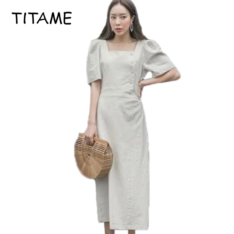 mid sleeve maxi dress