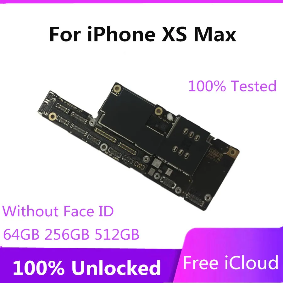 Материнская плата для iPhone XS MAX без идентификатора лица с системой IOS логическая