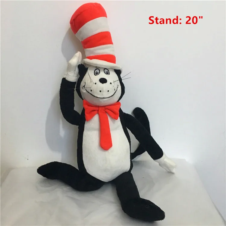 20 &quotвысокое качество Оригинальные Плюшевые игрушки Dr. seuss cat в шляпе для детей