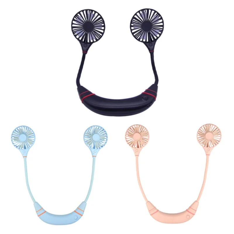

Portable Neck Fan Mini USB Portable Fans Neckband With Rechargeable Battery Small Desk Fans handheld Air Cooler Conditioner