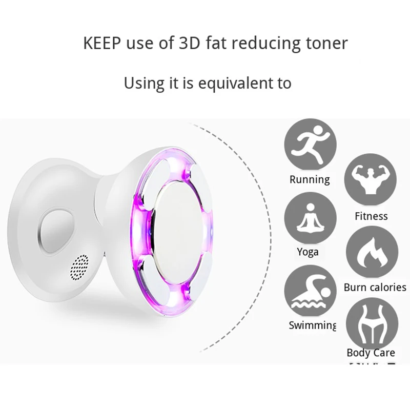  CV Ultrasonic RF Massager Body Slimming Instrument Firming Skin LED Light Photon Therapy Weight Los - 4000443439018