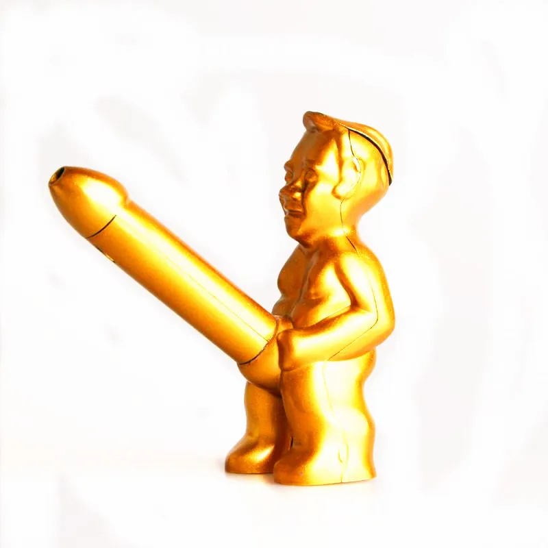 JLKC funy gold man 2 шт газовые зажигалки