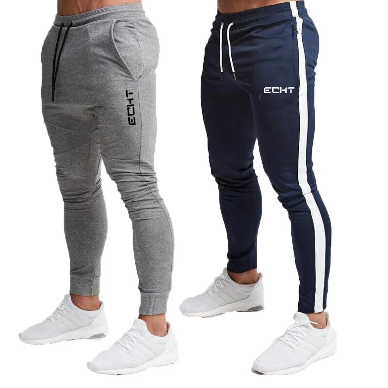 

Spring Men Casual Sweatpants 2020 Mens Sportswear Joggers Striped Design Pants Fashion Male Skinny Slim Fitted Gyms Harem Pants