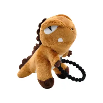 

Women Girls Cute Large 3D Cartoon Dinosaur Hair Rope Plush Toy Bamboo Joint Rubber Band Decorative Ponytail Holder Photo Props