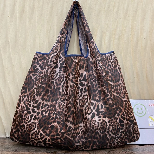 Large Size Reusable Shopping Bag Grocery Bag Oxford Cloth Environmental Protection Bag Travel Shoulder Bag Lady's Tote Bag 41008