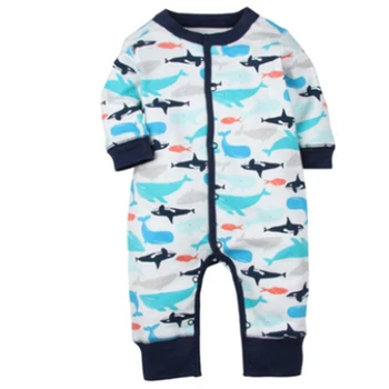 

Baby Boy Cartoon Animal Long sleeve Buttons Up Blanket Sleeper Sleep and Playsuit