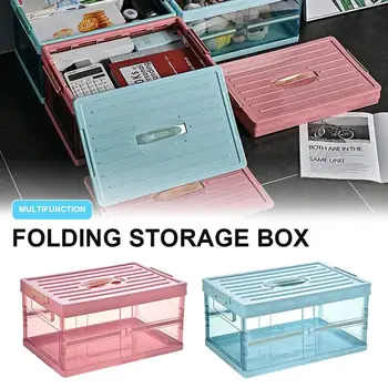 

Household Transparent Storage Box Car Trunk Storage Box Finishing Box Sundries Book Box Storage Box for Clothes,Toy, Books,Snack