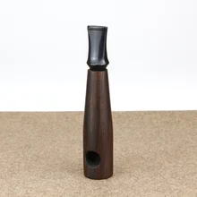 Креативная сигарного типа курительная трубка 9 мм фильтрующая трубка из черного дерева ручной работы прямая курительная трубка бесплатные инструменты набор курительная трубка