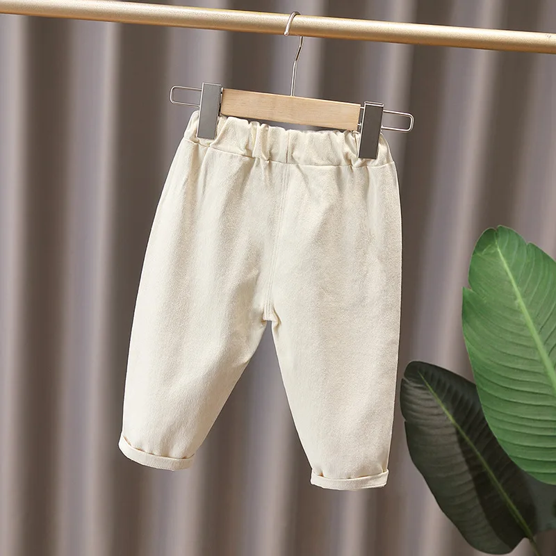 Boys Pants Spring fall kids Outfit casual Trousers For toddler children
