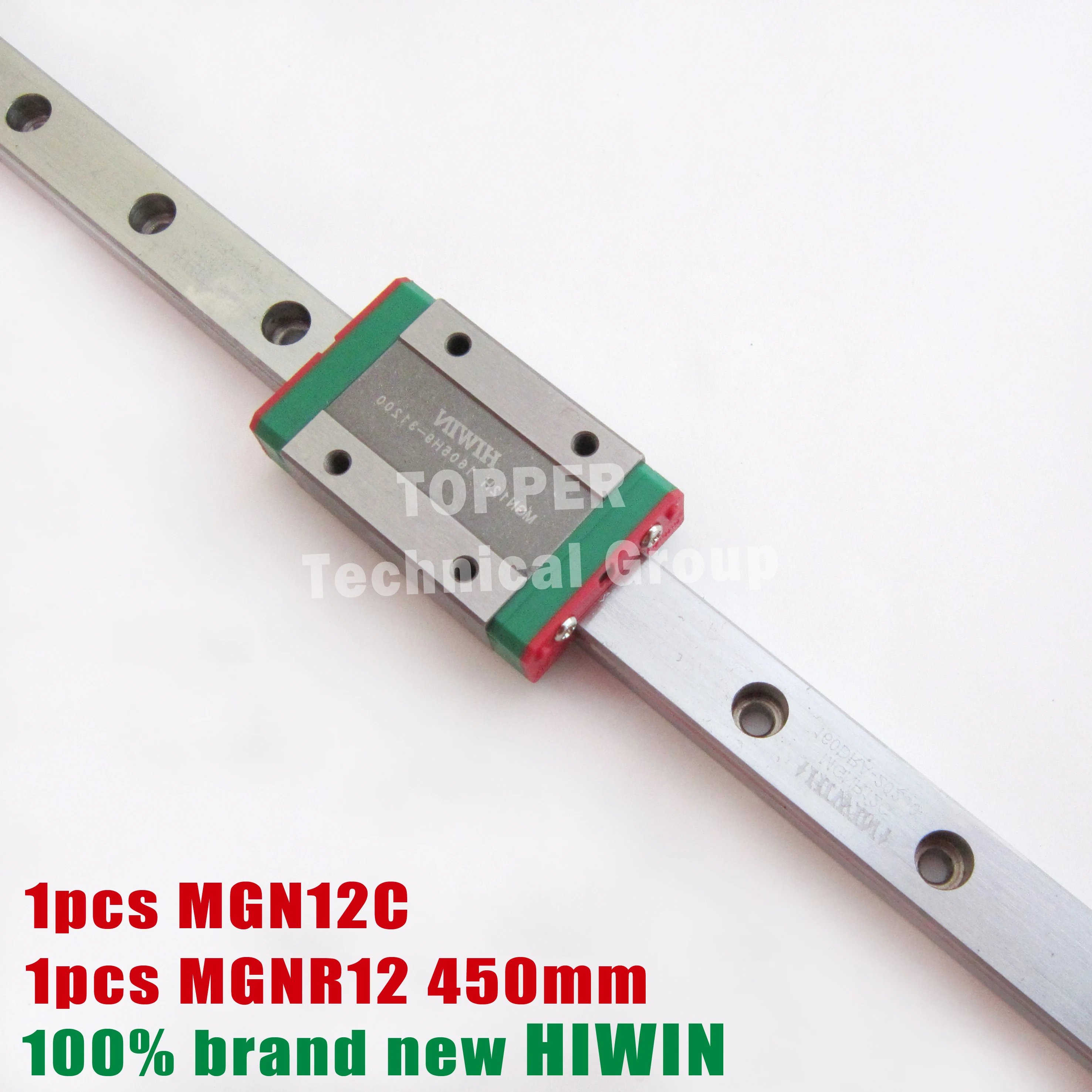 1 Набор HIWIN MGN12 450 мм Мини направляющая с MGN12C блоками MGN 12 из нержавеющей стали |