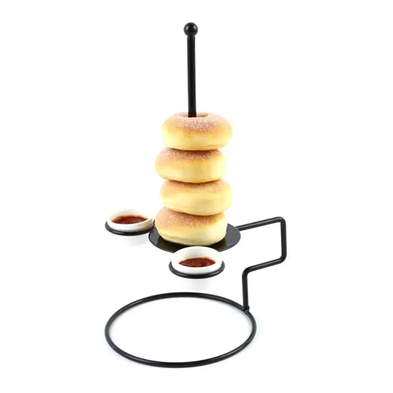 Пончик курица стойка для закуски стойка Лук Кольца с едой Dip Держатель соуса подставка для десерта кухонные инструменты