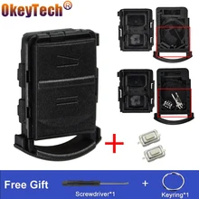 OkeyTech-carcasa de llave de coche con 2 botones para Opel Corsa Agila Meriva Combo, carcasa de llave de coche, soporte de batería para microinterruptor