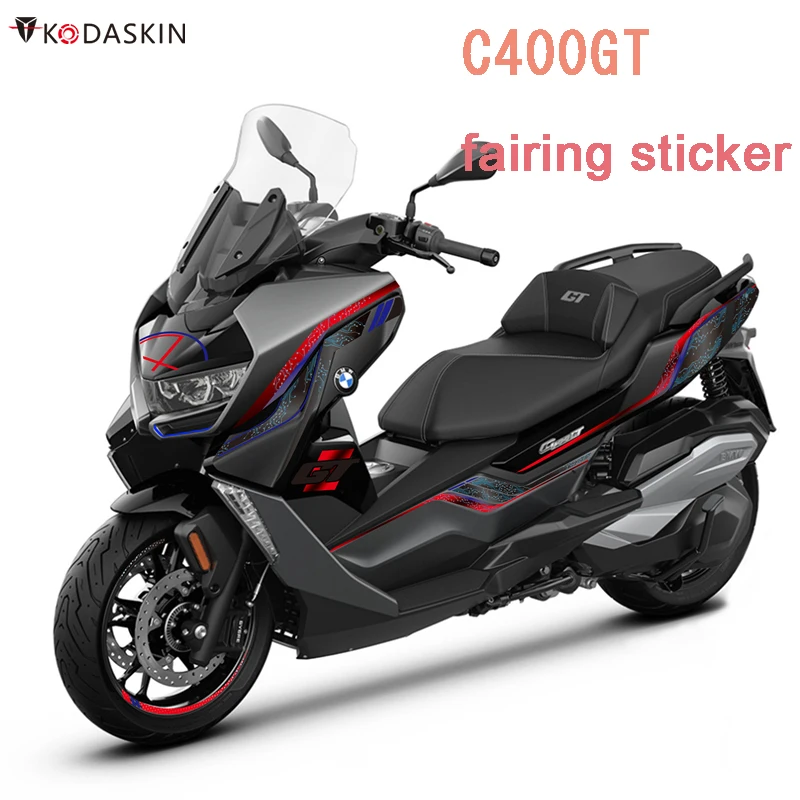 

kodaskin Waterproof Mtorcycle Fairing Emblem Sticker Decal Motorcycle Body Full Kits Decoration Sticker for BWM C400GT c400 gt