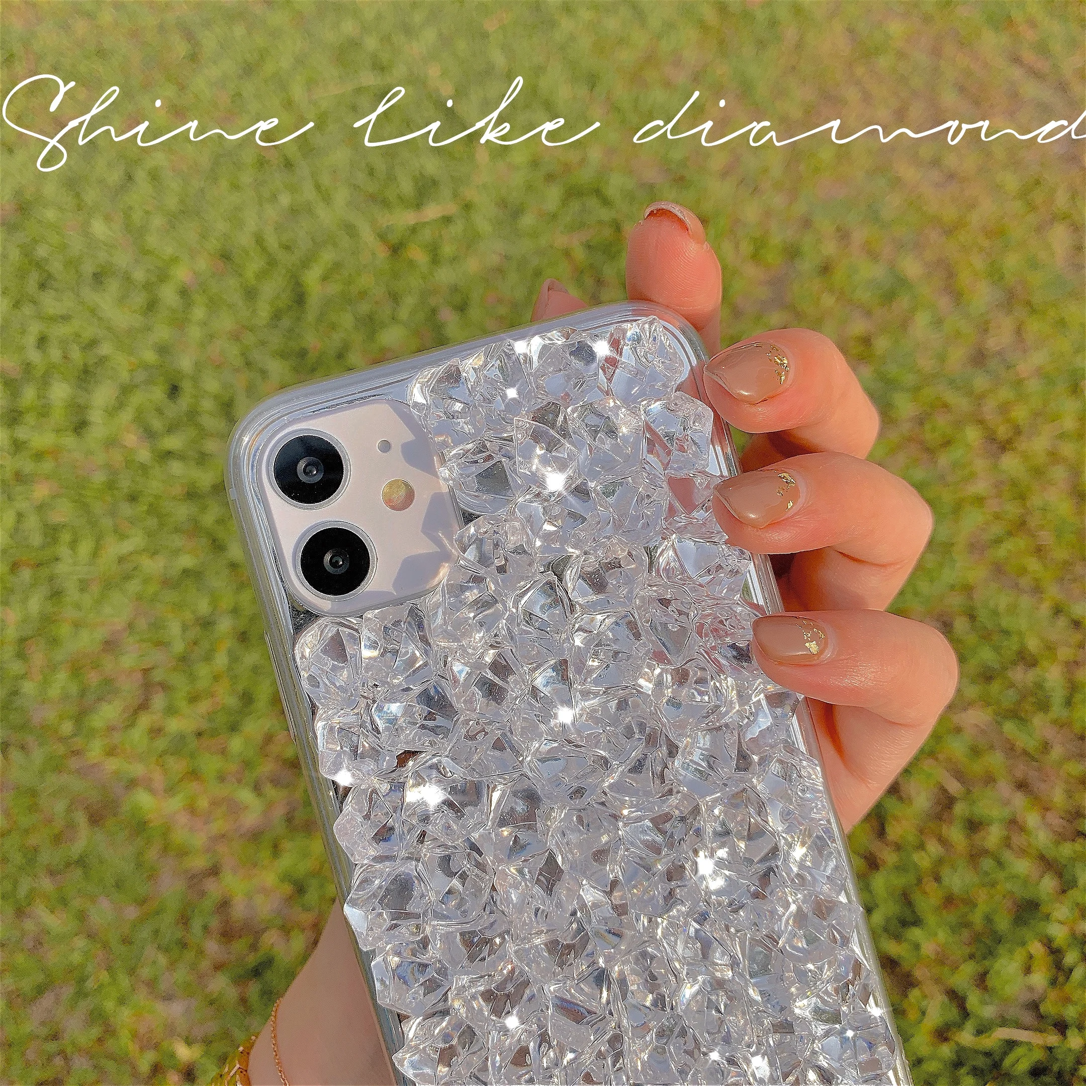 for iPhone 11 Pro Max Case Luxury Diamond Glitter Ice Mirror Clear Soft Phone Cases for iPhone 7 8 Plus XR XS X SE 2020 Cover for iPhone 11 Pro Max Case Luxury Diamond Glitter Ice Mirror Clear Soft Phone Cases for iPhone 7 8 Plus XR XS X SE 2020 Cover