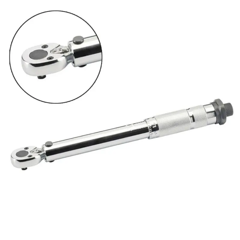 

1/4 Torque Wrench Snap Socket Professional Drive Click Type Adjustable W/ Box