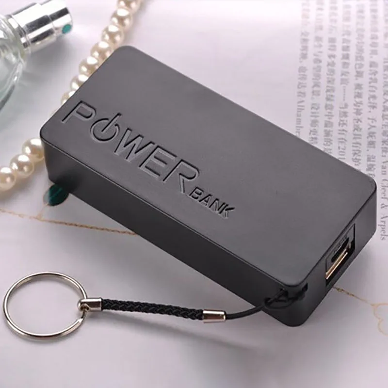 2x18650 один USB DIY портативный пластиковый аккумулятор Power Bank Оболочка Чехол Коробка