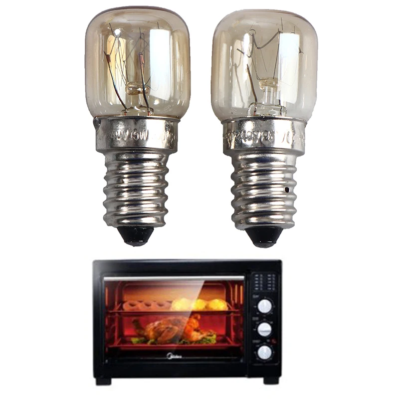 E14 300 Degree High Temperature Resistant Microwave Oven Bulbs Cooker Lamp Salt Light Bulb 220v 2A Kitchen Appliance Parts | Освещение