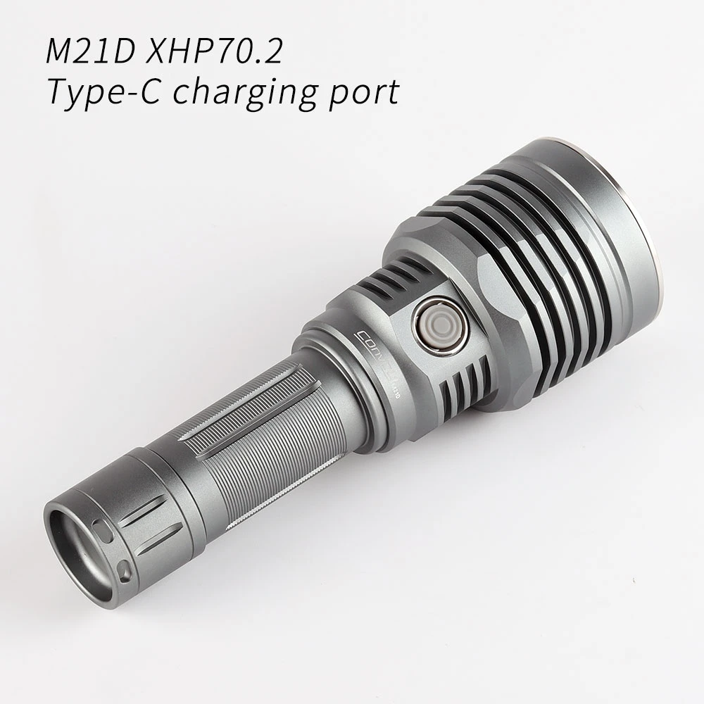 best cheap flashlights Convoy M21D flashlight, XHP70.2, ramping,Type-C charging port unique flashlights