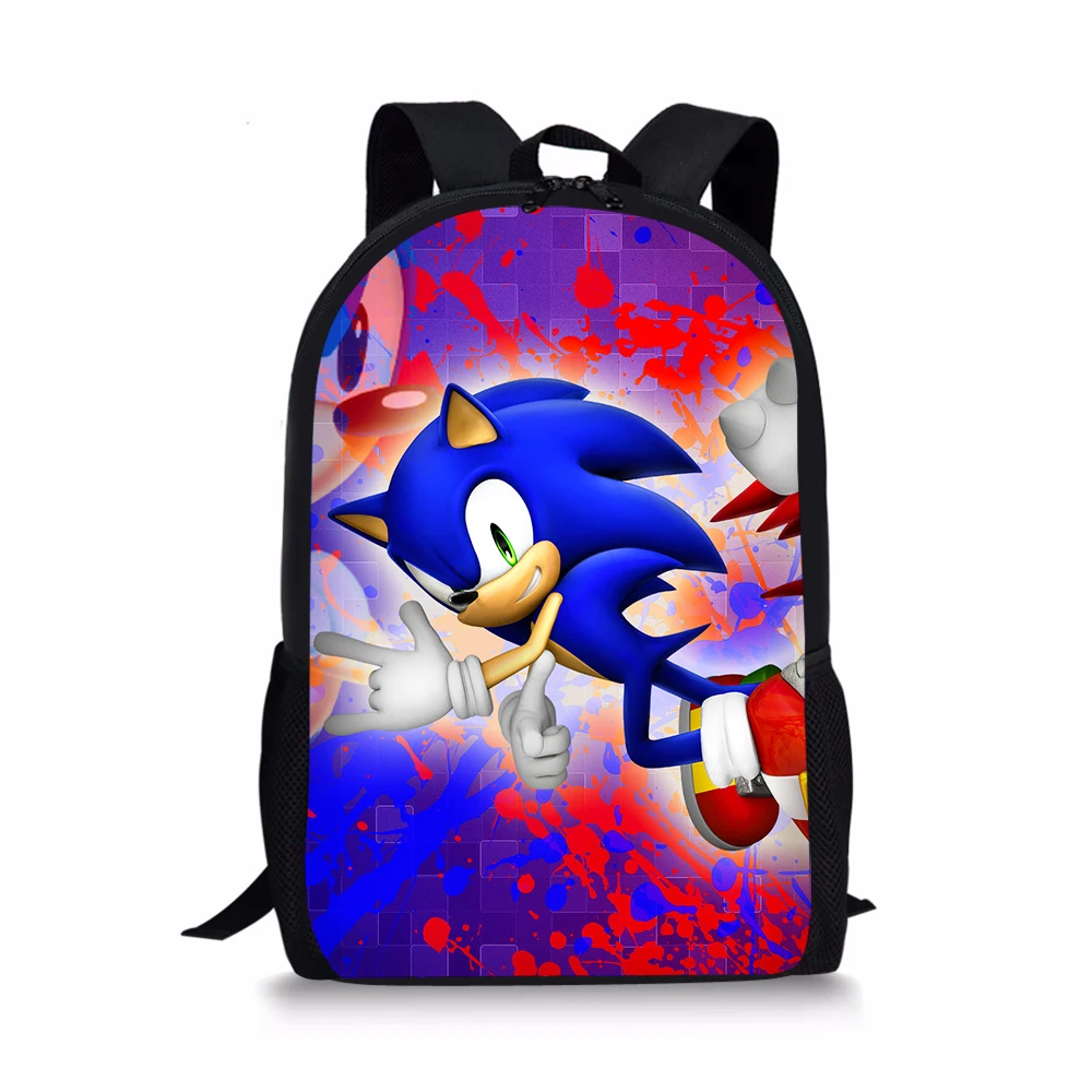 CDGX2067C 3 шт./компл. детская школьная сумка для учеников Ежик Sonic зубная щётка рюкзак с принтом для мальчиков и девочек, одежда для детей, школьная рюкзак распылитель ранцевого типа для с Прямая поставка - Цвет: CDGX2067C