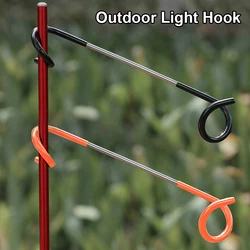 Outdoor Tent Lamp Hook S-shape Lantern Arm Holder Non-slip Clothes Bag Hanger Multi-functional Fishing Camp Lamp Hanging Hooks