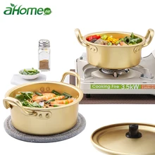 Корейский стиль мгновенная лапша кастрюля густой суп кухонная утварь инструменты горячая электронная кастрюля кухонная посуда индукционный горшок