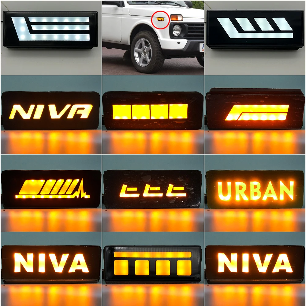 

For Lada Niva 4x4 1995 2 x Super Bright Front Parking Front Side Marker Light Bulb Lamp Car Styling Amber Light