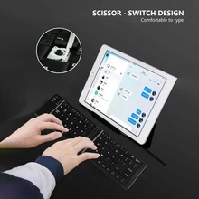 

Foldable Wireless Keypad for IOS/Android/Windows ipad Tablet phone AVATTO Light-Handy Mini Wireless Bluetooth Folding Keyboard