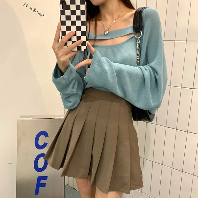 Women Elegant Vintage Cardigans Sling 