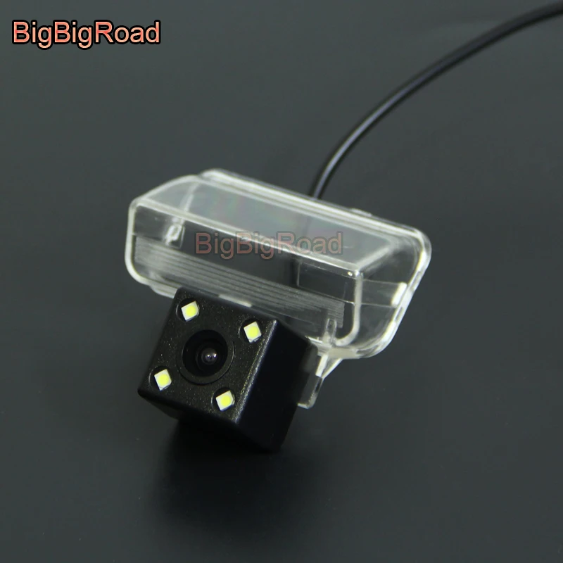 

BigBigRoad Беспроводная камера для автомобиля Toyota Vios 2014 задний вид резервная камера заднего вида, установленная на светильник номерного знака