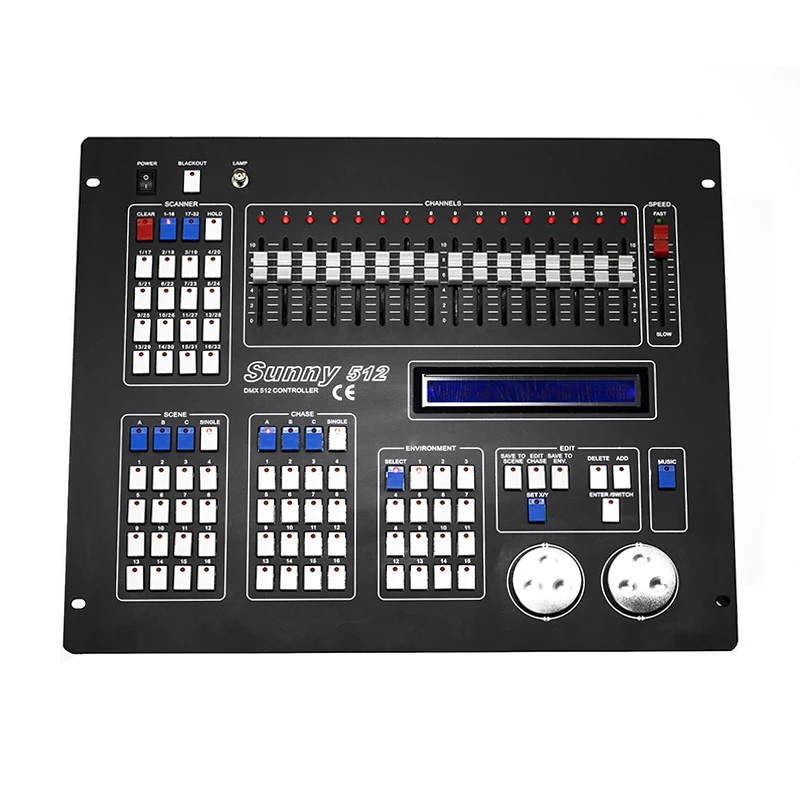 DJworld DMX консоль 1024 контроллер для сценического освещения DMX 512 DJ контроллер оборудования международный стандарт