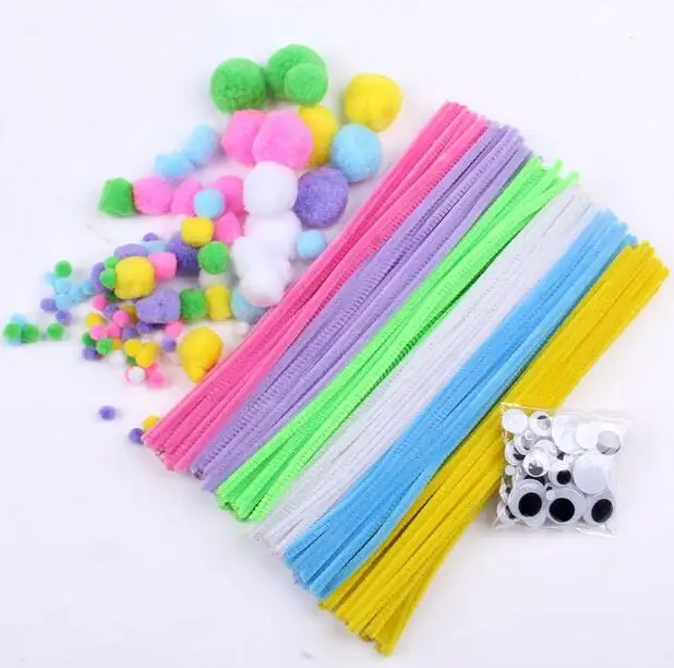 Arts Crafts Material Красочные Синели ткацкие ленты креативный материал DIY ручной работы искусство и ремесла для детей украшения плюшевые животные интересные игрушки - Цвет: Arts Crafts Material
