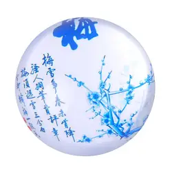 70mm Crystal Glass Hemisphere Round Paperweight Book Gadget School Supplies Home Adornment for Home School Shop (Random Style)