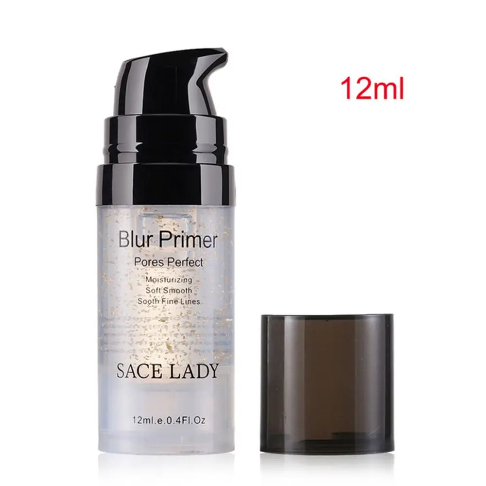 12ml SACE LADY 6 мл размытый праймер основа для макияжа лица 24 К золото Elixir контроль масла крем для лица матовый голый макияж поры основа под макияж - Цвет: 12ml