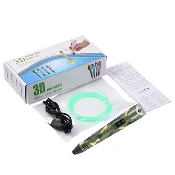 

Digital Display Intelligent 3D Printing Pen High Temperature 3D Graffiti Painting Pens With Led Display Educational Toys Gift