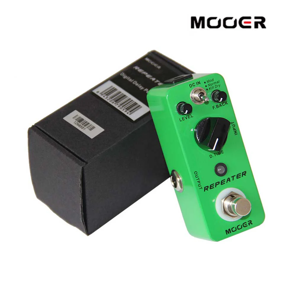 MOOER MDL1 ретранслятор цифровая педаль задержки 3 режима работы мод/Нормальный/Kill сухой эффект педаль Гитара педаль аксессуары для гитары