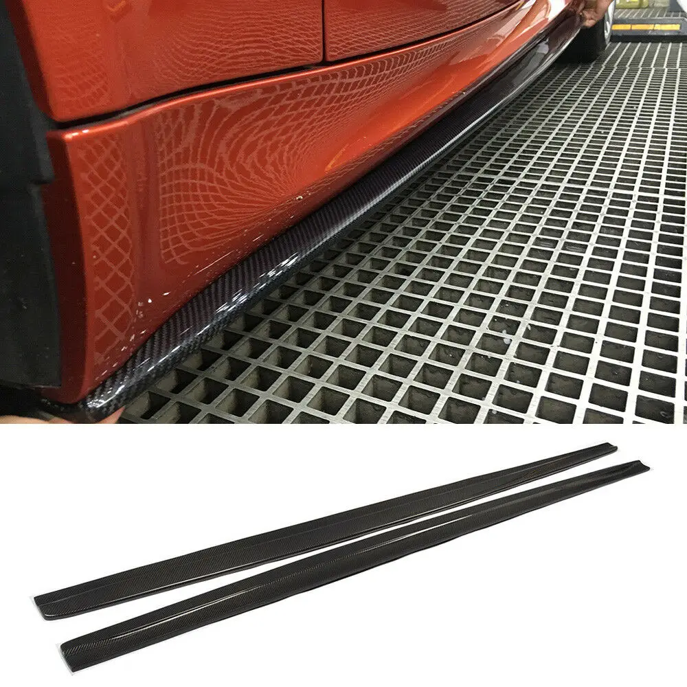 

2 шт., боковые юбки из углеродного волокна, для BMW 1 серии 1M 2011