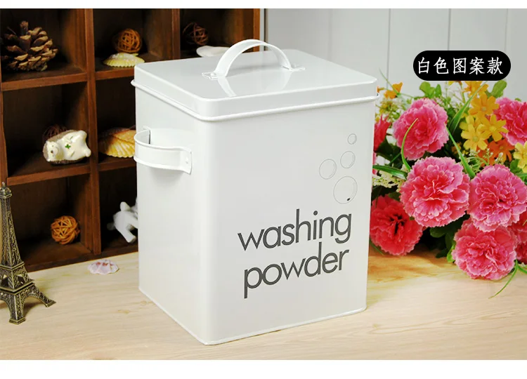 5L simple washing powder bucket storage box kitchen storage box thickening portable insect storage bucket ZP8071552