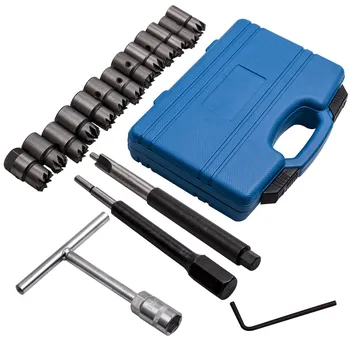 

Diesel Injector Injection Nozzle Cutter Set Carbon Remover Tool Kit For BMW Ford 17pcs