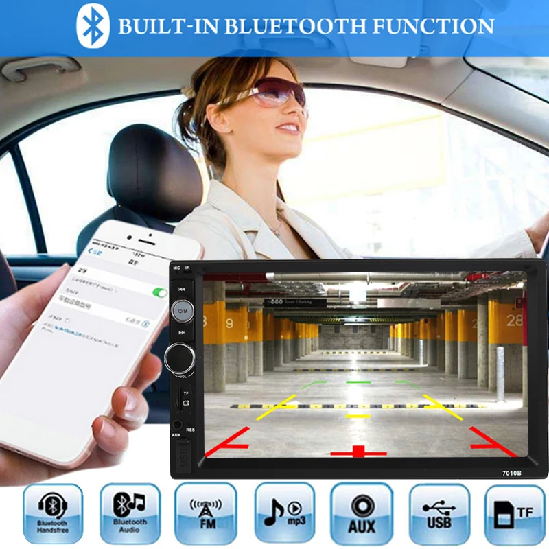 

Premium Car MP5 with TF Card Slot Audio Video Player 2Din Mirror Link Smart 7 Inch MP5 Player Video Player