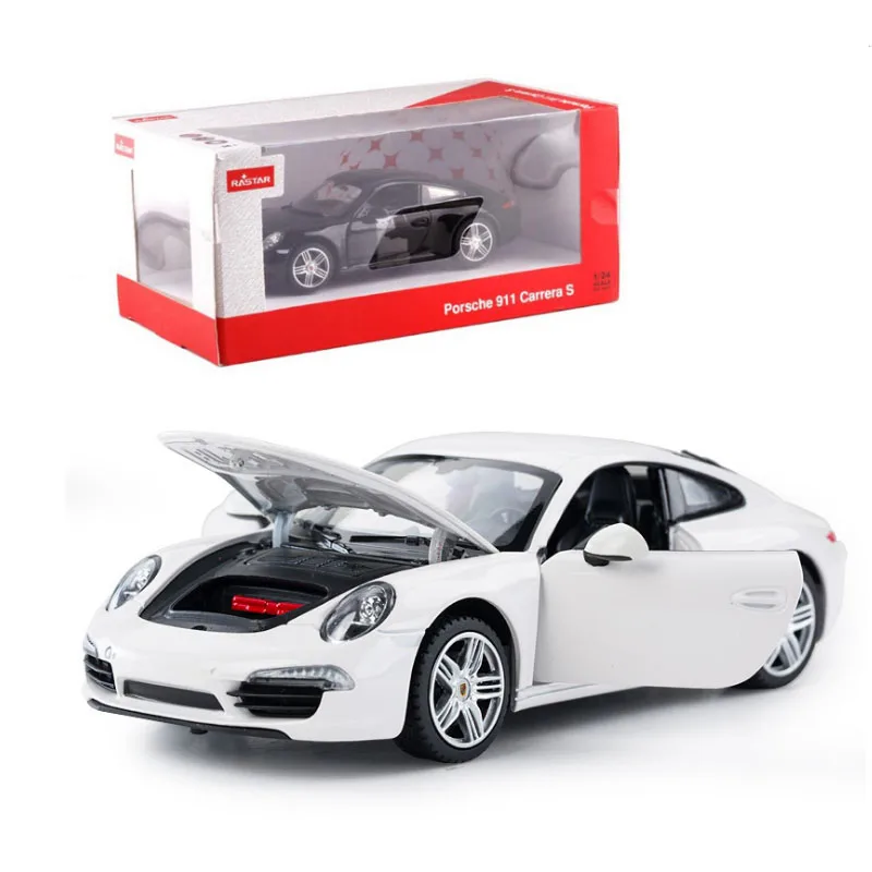 Спортивные автомобили Rastar 1:24 литые под давлением 911 высокая симуляция