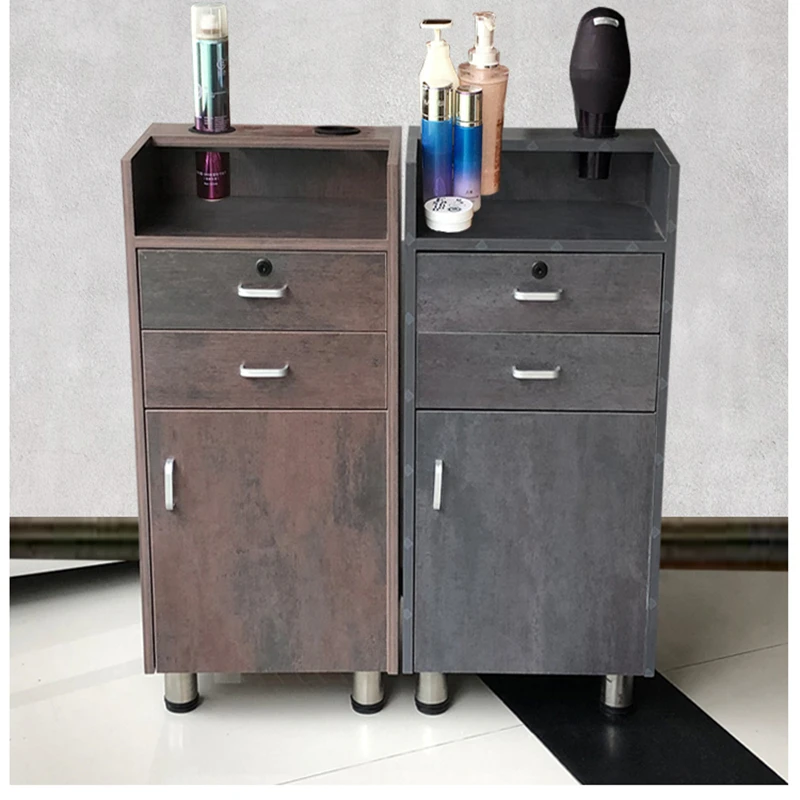Cheap Drawer-type Special Multi-functional Trolley Mirror Table Small Cabinet for Hairdressing Tool Cabinet Hair-building Tool-vehicle