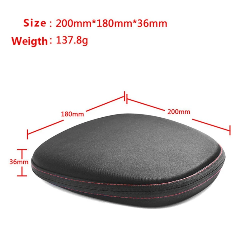Hard Case Box Bag Pouch for Sony Wi 1000X Hi Res Headphones Compatible with Most Hanging Neck Headphones