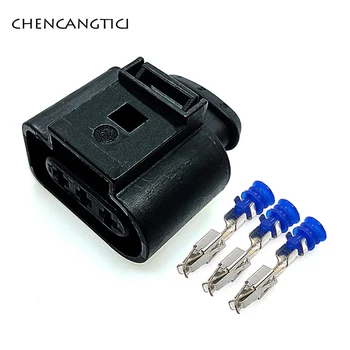 

2 sets 3 Pin way 3.5 mm series Automotive Sensor Pigtail Connector Plug 1J0973723 for VW AUDI Skoda VAG VolksWagen Jetta Golf