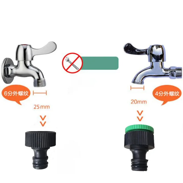 4/7 Mm 8/11Mm Tömlő Szögesdrót Gyors Csatlakozók Kerti Vízcsap Öntözés Csepegtető Tengelykapcsoló Kertészeti Szerszámok - Image 6