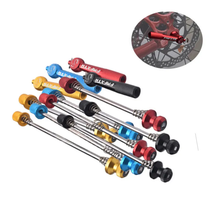 Aluminum Alloy Bike Accessories Ultralight Road MTB Bicycle Wheels Lock Anti Theft Safety Skewers Post Quick Release Parts PL