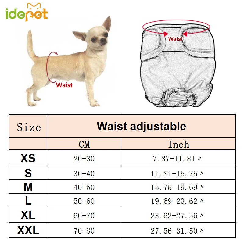 Dog Pants Pet Physiological Pants for Female Big Small Dog Puppy Washable Durable Dog Underwear Short Diaper Pet Underwear images - 6