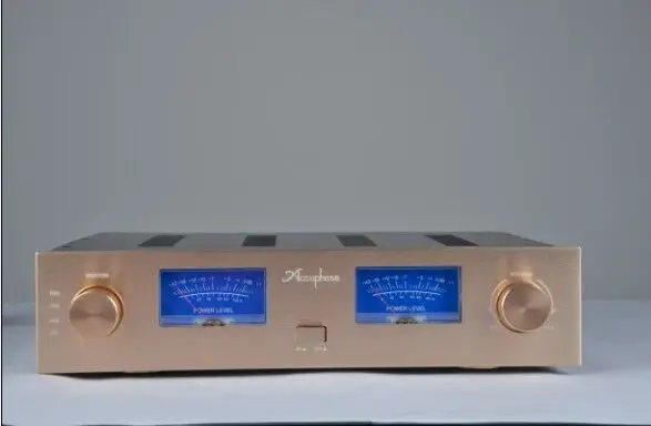 Корпус усилителя VU Meter AMP корпус/коробка/Золотая панель/шасси усилитель